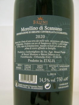 Bruni Marteto 2020 Morellino di Scansano DOCG, Rotwein, trocken, 0,75l
